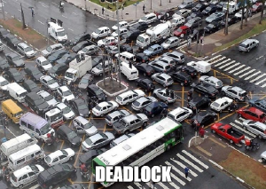 Example of Traffic representing a Deadlock